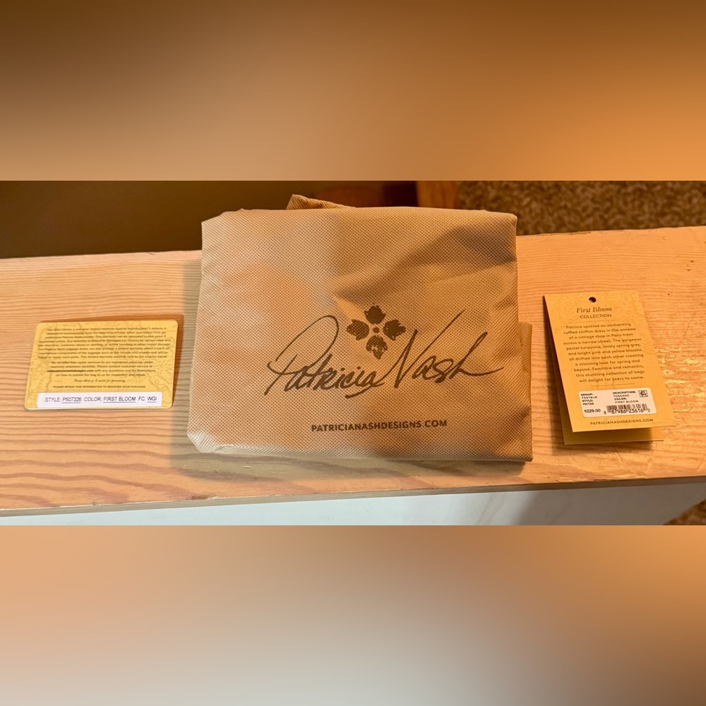 Patricia Nash First Bloom Leather Tote — New With Tags — Never Carried - Picture 14 of 14
